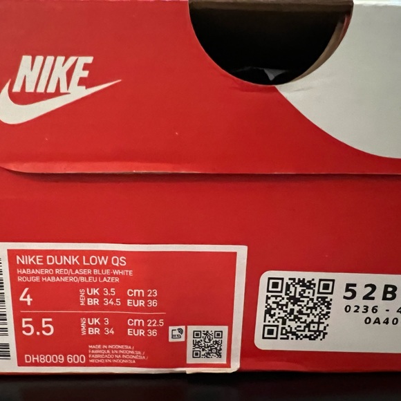 NWT Nike Dunk Low QS “Fruity Pebbles”. M4, W5.5 Brand new, verified authentic - Picture 5 of 5